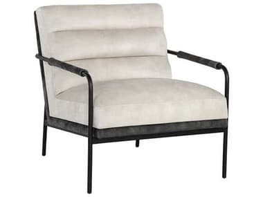 Sunpan Tristen 28" Black Fabric Accent Chair SPN107777