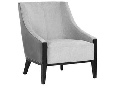 Sunpan Modern Home 5west Polo Club Stone / Overcast Grey Black Accent Chair SPN107802
