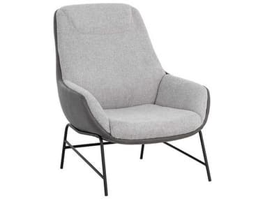 Sunpan Lucier 32" Gray Fabric Accent Chair SPN107906