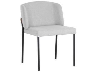 Sunpan Pearce Gray Fabric Upholstered Side Dining Chair SPN107965