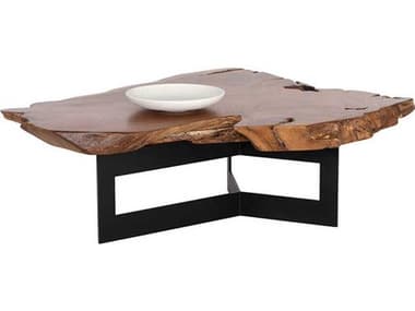 Sunpan Wyatt 46" Wood Natural Coffee Table SPN108141