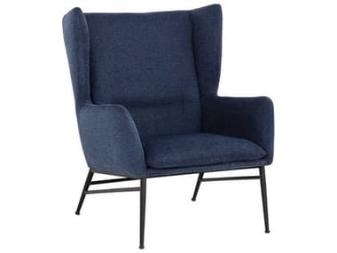 Sunpan Kasen 31" Blue Fabric Accent Chair SPN108212