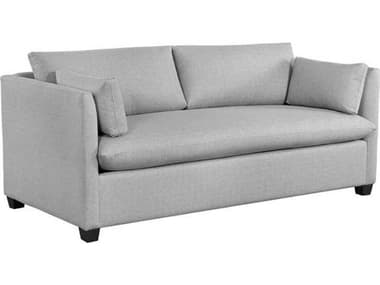 Sunpan Nico 77" Broderick Charcoal Green Fabric Upholstered Sofa Bed SPN108329