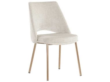 Sunpan Radella Beige Upholstered Side Dining Chair SPN108513