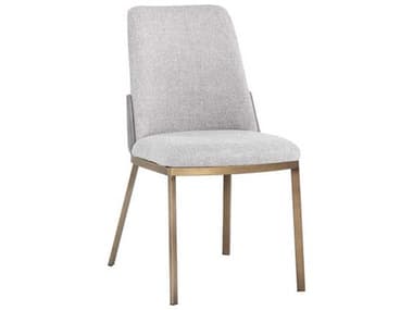 Sunpan Marie Gray Upholstered Side Dining Chair SPN108546