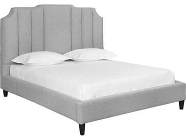 Sunpan Reyes Liv Dove Gray Upholstered King Platform Bed SPN108562