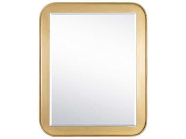 Sunpan Topanga 40" Wide Rectangular Gold Wall Mirror SPN109163