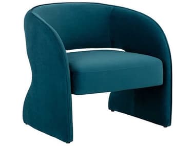 Sunpan Rosalia 30" Blue Fabric Accent Chair SPN109582
