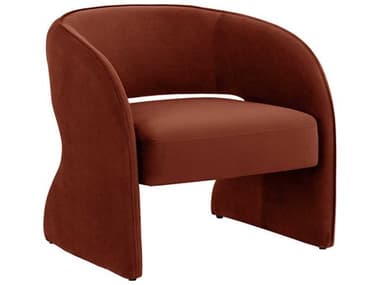 Sunpan Rosalia 30" Burgundy Fabric Accent Chair SPN109583