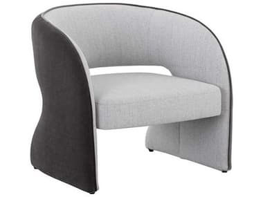 Sunpan Rosalia 30" Gray Fabric Accent Chair SPN109584