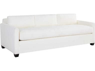 Sunpan Josselyn 89" Dream Pina Colada White Fabric Upholstered Sofa SPN109880