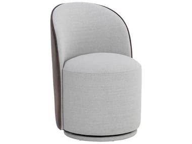 Sunpan Cavoli Gray Fabric Upholstered Side Dining Chair SPN109914