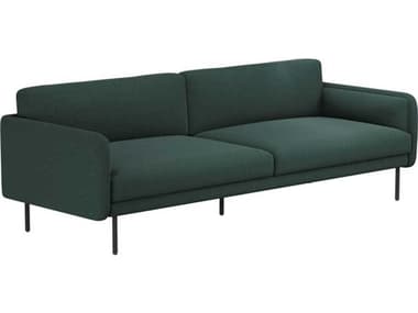 Sunpan Luella 87" Mina Pine Green Fabric Upholstered Sofa SPN110258