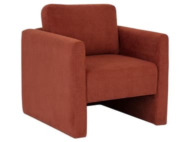 Sunpan Ryanne Red Fabric Accent Chair SPN110296