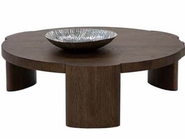 Sunpan Alouette 48''D Alouette Coffee Table Distressed Brown SPN110504