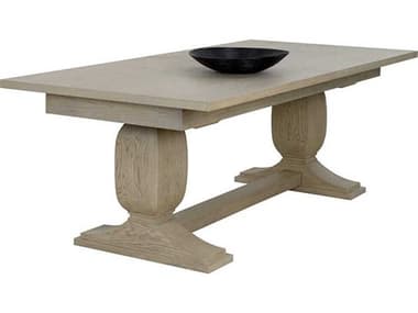 Sunpan Rhaenyra 86" Rectangular Wood Sand Beige Dining Table SPN110832