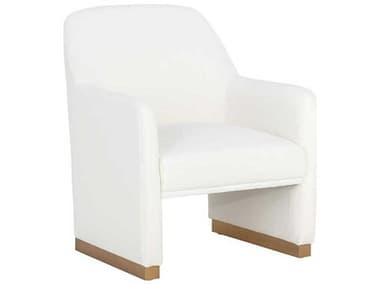 Sunpan Jaime 28" White Fabric Accent Chair SPN110834