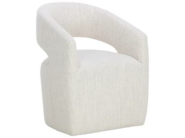 Sunpan Lloret Beige Upholstered Arm Dining Chair SPN111121