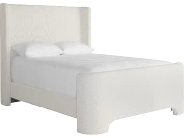 Sunpan Ives Copenhagen White Upholstered Queen Panel Bed SPN111173