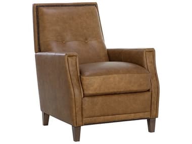 Sunpan Florenzi 31" Brown Leather Accent Chair SPN111268