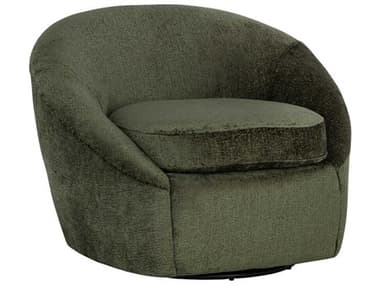 Sunpan Bliss 37" Swivel Green Fabric Accent Chair SPN111410