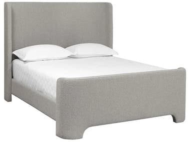 Sunpan Ives Altro Cappuccino Gray Upholstered Queen Panel Bed SPN111427