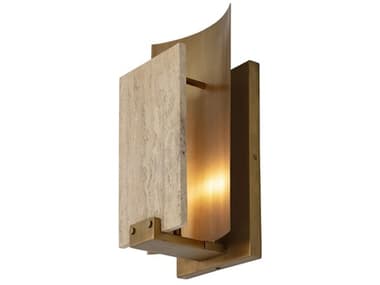 Sunpan Ciana 19" Tall Brass Wall Sconce SPN111495