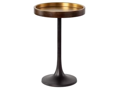 Sunpan Tekoa Round Metal End Table SPN111728