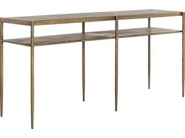 Sunpan Naini Rectangular Metal Gold Console Table SPN111831