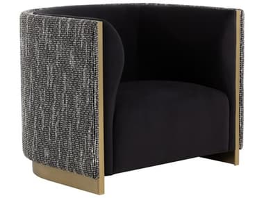 Sunpan Larron Black Accent Chair SPN111937