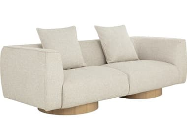 Sunpan Mattis Taupe Beige Upholstered Sofa SPN112035