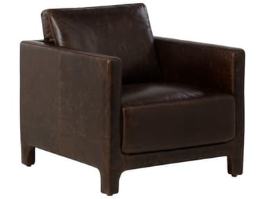 Sunpan Rodney Brown Leather Club Chair SPN112162