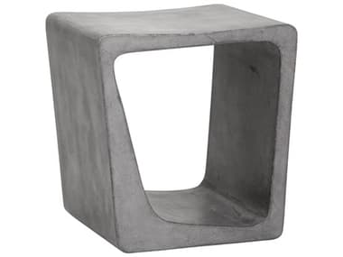 Sunpan Outdoor MIXT Darwin Concrete Grey 19''W x 16.5''D Rectangular End Table SPO101590