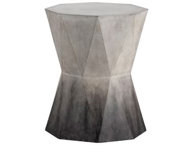 Sunpan Outdoor Solterra Prism Concrete Grey/Black 19'' Octagon End Table SPO102170