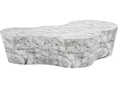 Sunpan Outdoor MIXT Ava Concrete Marble Look Grey 59.5''W x 36''D Coffee Table SPO103309