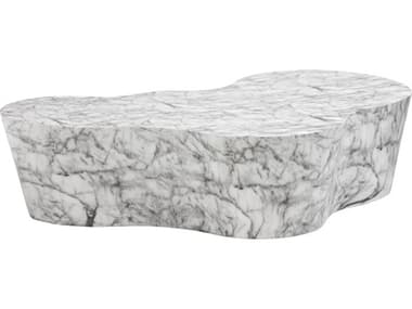 Sunpan Outdoor MIXT Ava Concrete Marble Look Grey Coffee Table SPO103309