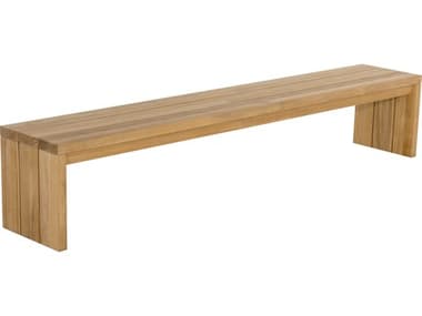Sunpan Outdoor Viga Teak Wood Natural Bench SPO109056