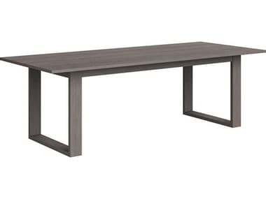 Sunpan Outdoor Tropea Teak Wood Smoke Grey 94.5''W x 39''D Rectangular Dining Table SPO109520