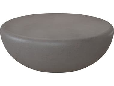 Sunpan Outdoor MIXT lolite Concrete Grey 47.25'' Wide Round Coffee Table SPO110702