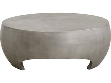 Sunpan Outdoor Tarsus Concrete Light Pewter 45.5'' Wide Round Coffee Table SPO111258