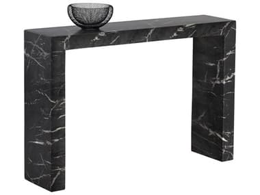 Sunpan Outdoor Axle Concrete Rectangular Console Table SPO111916