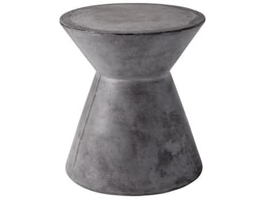 Sunpan Outdoor MIXT Astley Concrete Grey 17.5'' Wide Round End Table SPO78018