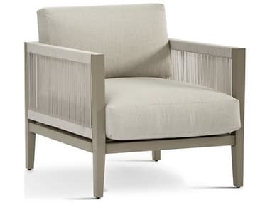 South Sea Rattan Nicole Aluminum Greystone Lounge Chair SR72501