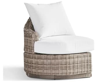 South Sea Rattan Luna Cove Wicker Left Side Facing Lounge Chair in Scatter Back SR74350