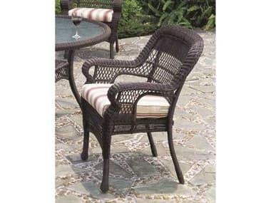 South Sea Rattan Montego Bay Wicker Mink Outdoor Patio Dining Arm Chair SR75121