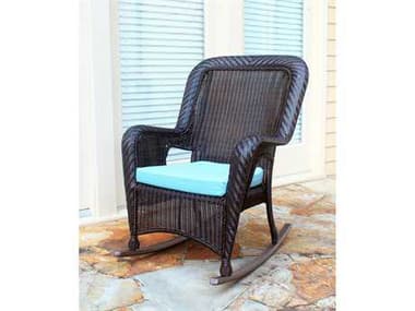 South Sea Rattan Key West Wicker Rocker Outdoor Lounge Chair SR75404