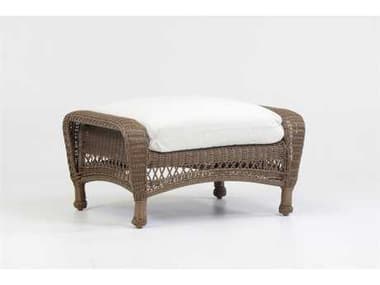 South Sea Rattan Savannah Wicker Raffia Outdoor Patio Ottoman SR76406