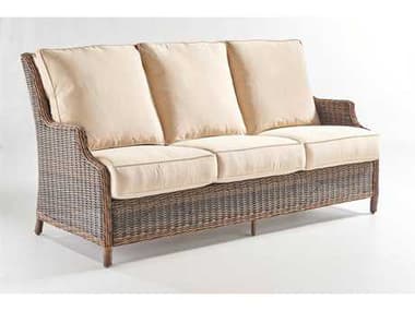 South Sea Rattan Barrington Wicker Chestnut Outdoor Sofa SR77703