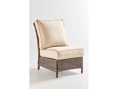 South Sea Rattan Barrington Wicker Chestnut Modular Outdoor Lounge Chair SR77752