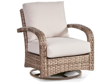 South Sea Rattan Driftwood Bay Wicker Warm/Neutral Swivel Glider Lounge Chair SR78205